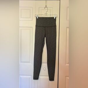 Lululemon High Rise Wunder Under Legging Women's Size 6 Gray Luxtreme